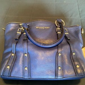 Electric blue bag
